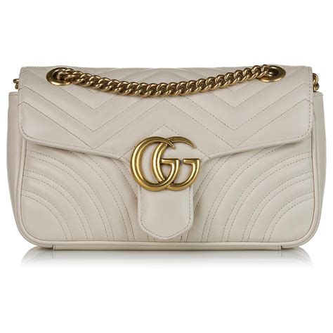 gucci borsa bianca tracolla|borse donna Gucci.